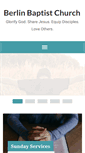 Mobile Screenshot of berlinbaptist.org