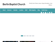Tablet Screenshot of berlinbaptist.org